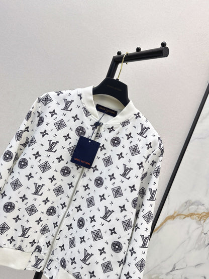 Louis  New Monogram stand collar jacket