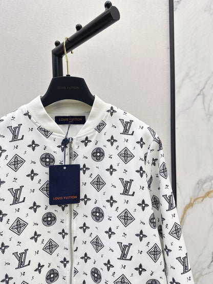 Louis  New Monogram stand collar jacket