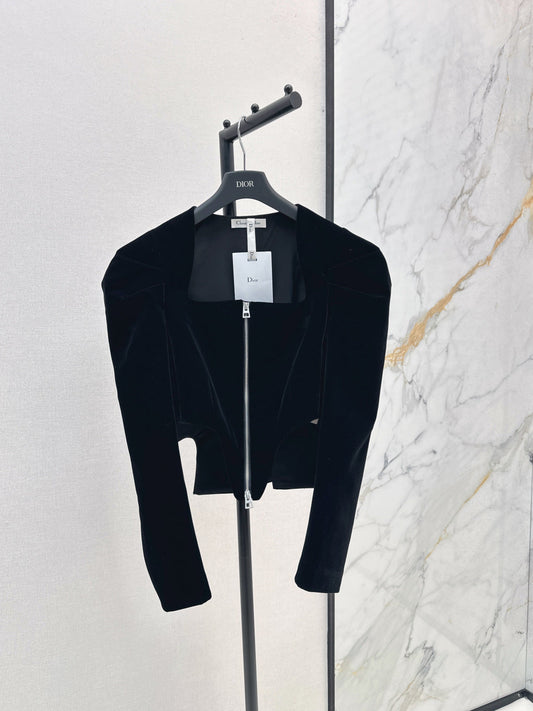 CD  New Square collar short coat