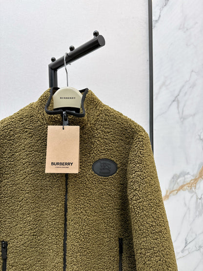 Bur New Teddy Bear Stand Collar Jacket