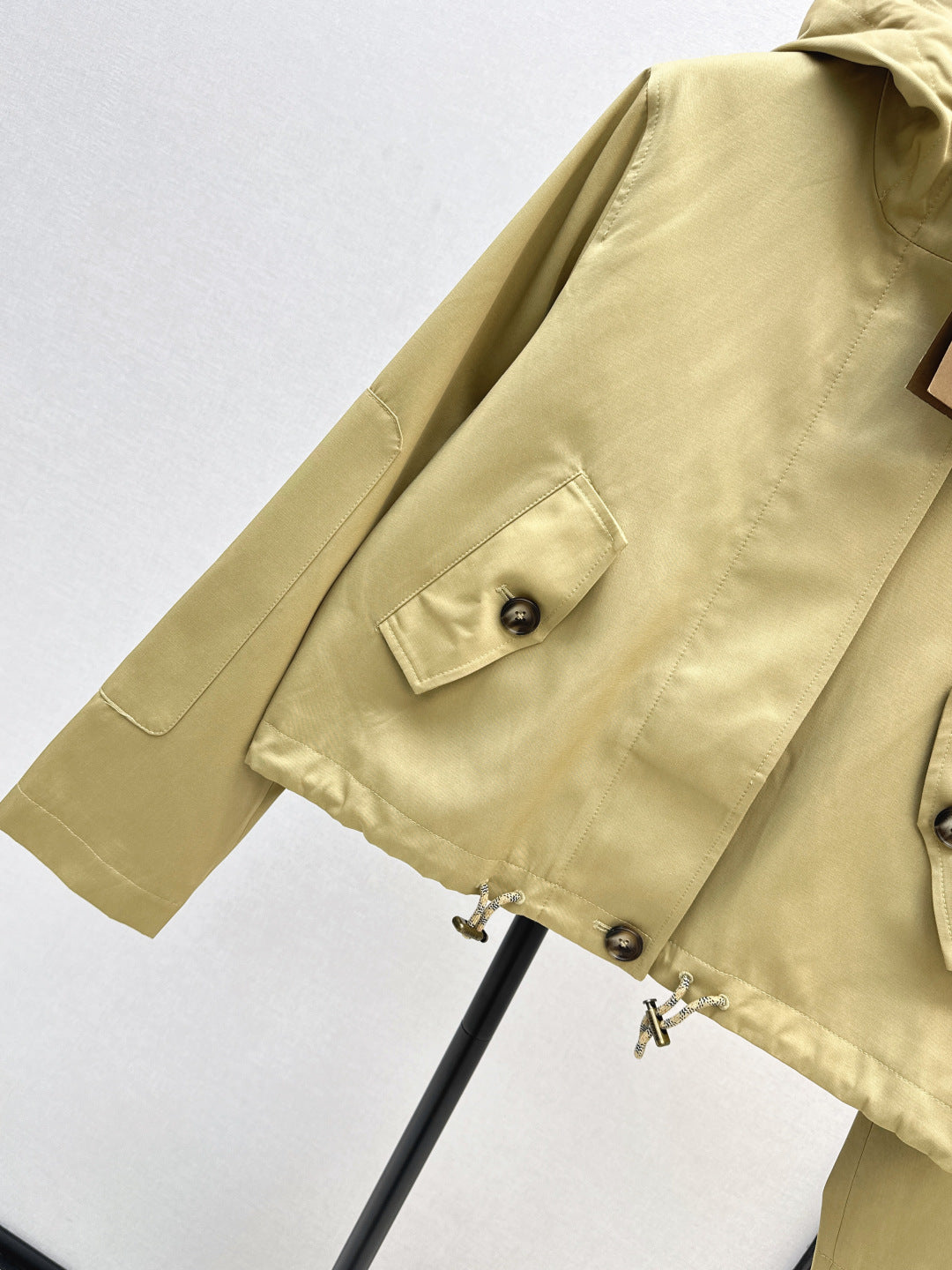 Bur New Hooded short windbreaker jacket