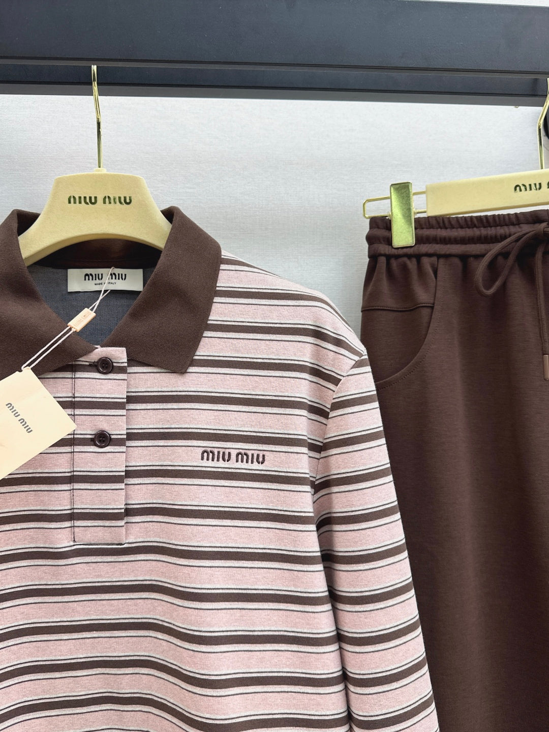 Miu New striped casual suit