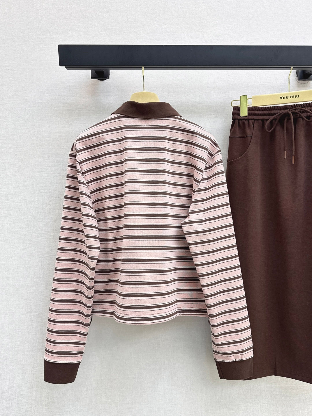 Miu New striped casual suit