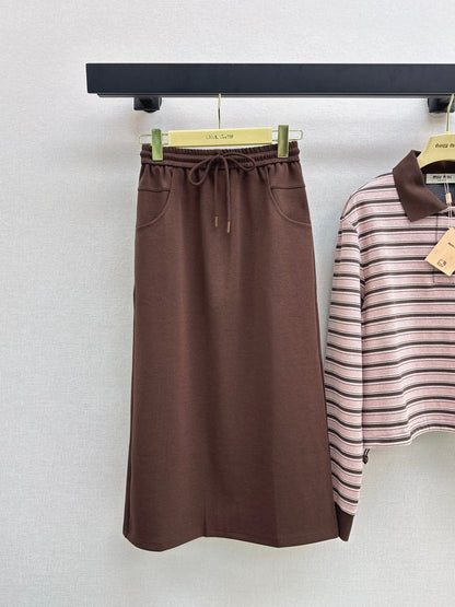 Miu New striped casual suit