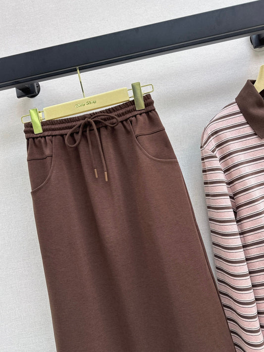 Miu New striped casual suit