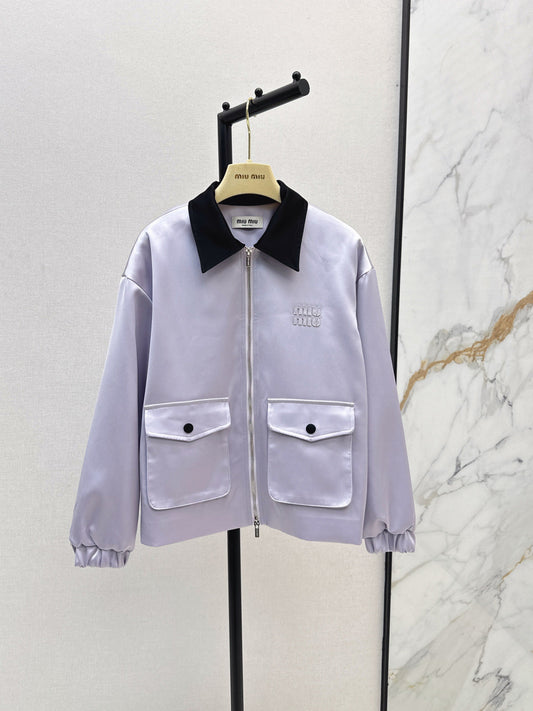 Miu New satin jacket