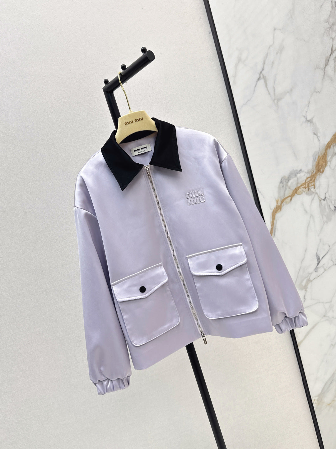 Miu New satin jacket