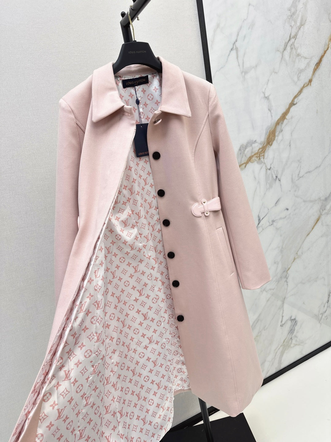 Louis New belted trench coat