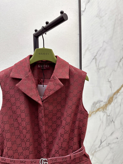 Guc New jacquard vest