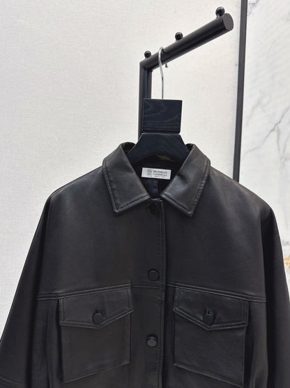 Brune New leather jacket