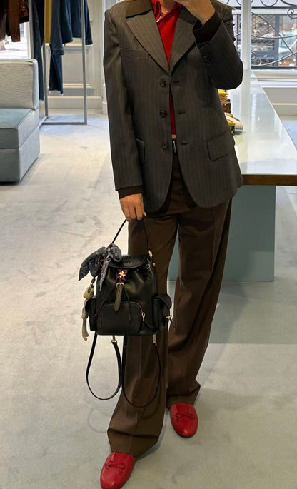 Miu New striped blazer