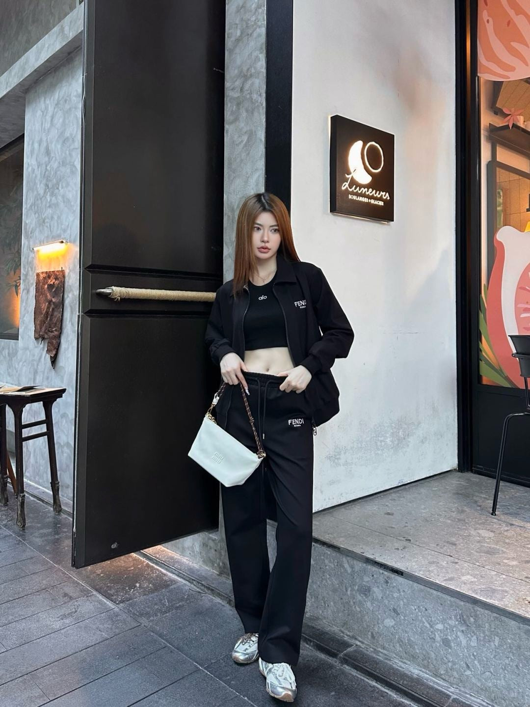 Fend New Double-sided casual suit