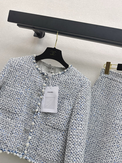 Chan New Beaded Silver Set