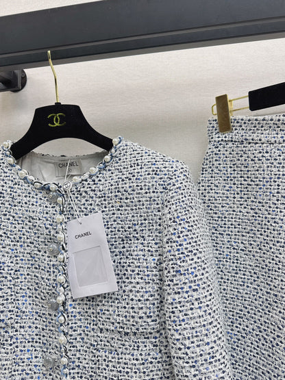 Chan New Beaded Silver Set