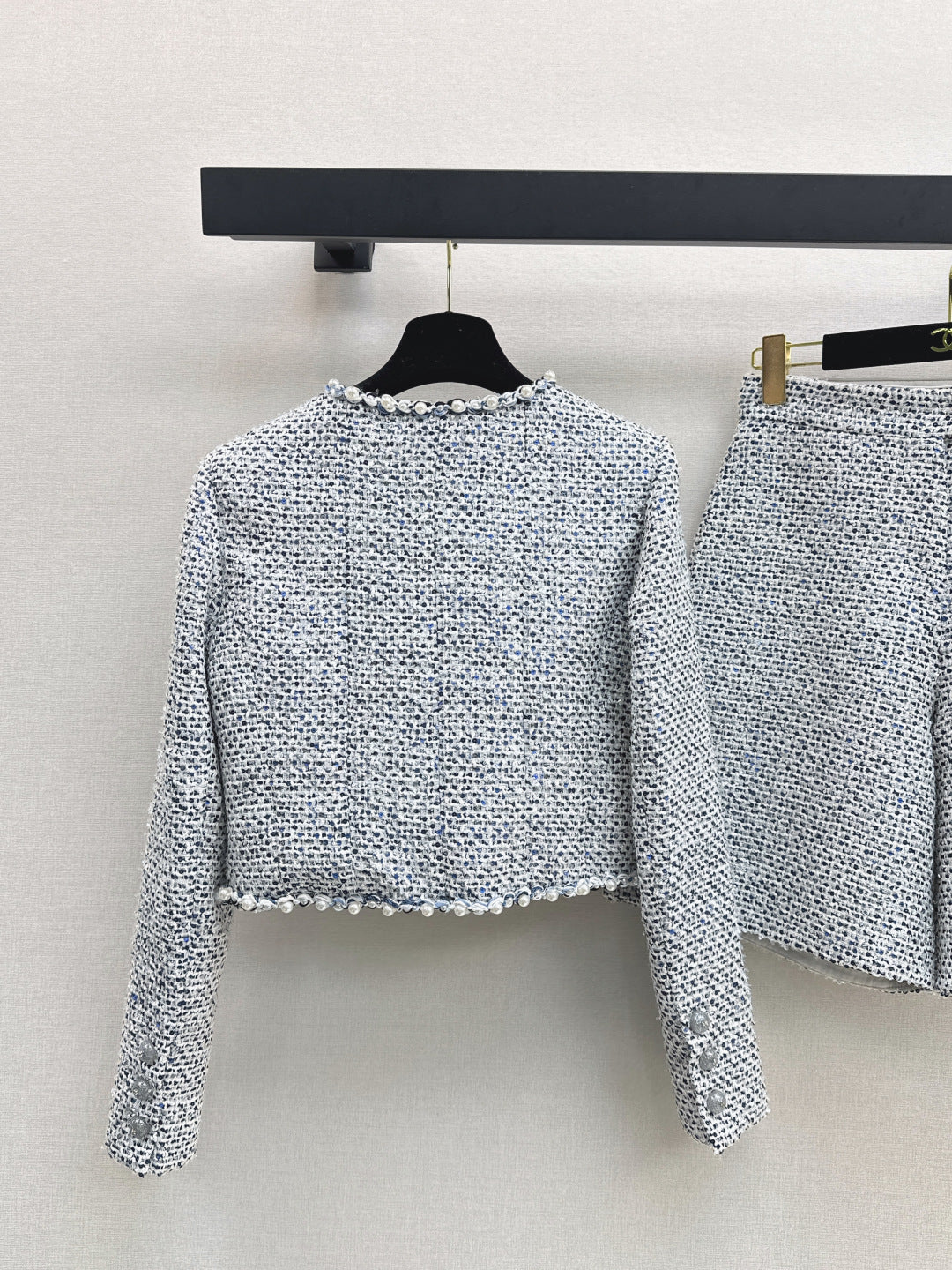 Chan New Beaded Silver Set