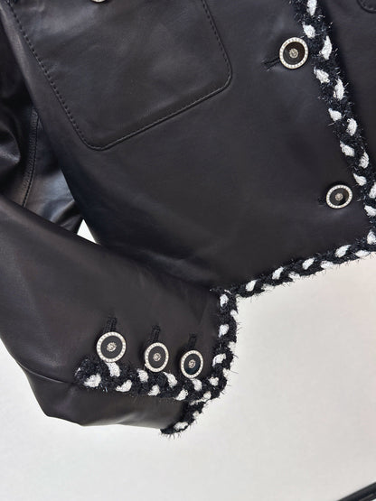 Chan New genuine leather jacket