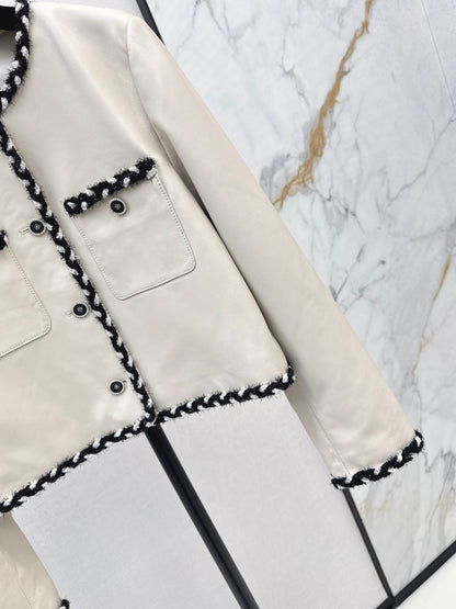 Chan New genuine leather jacket