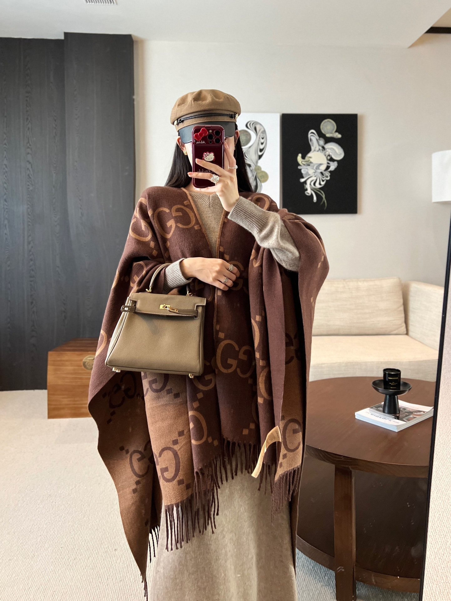 Guc New Cape shawl coat