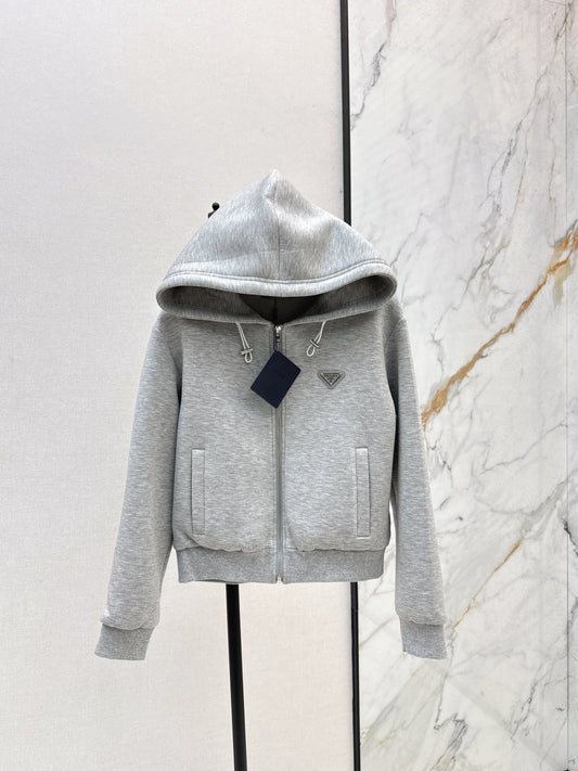 Pra New Hooded zip-up jacket