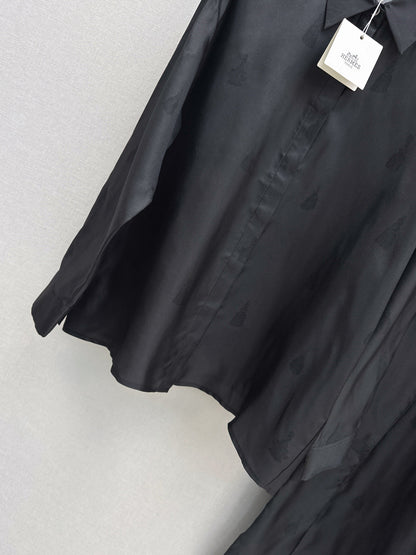 Herm New printed silk shirt