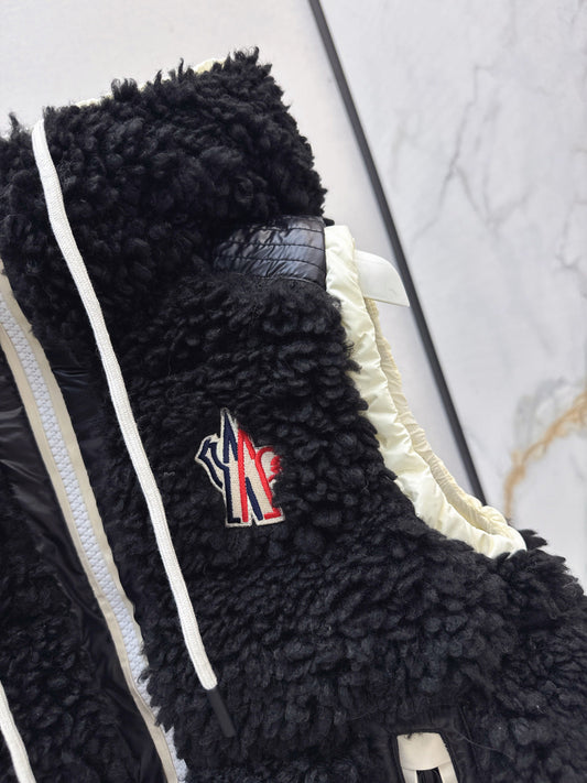 Monc New lambswool vest down jacket