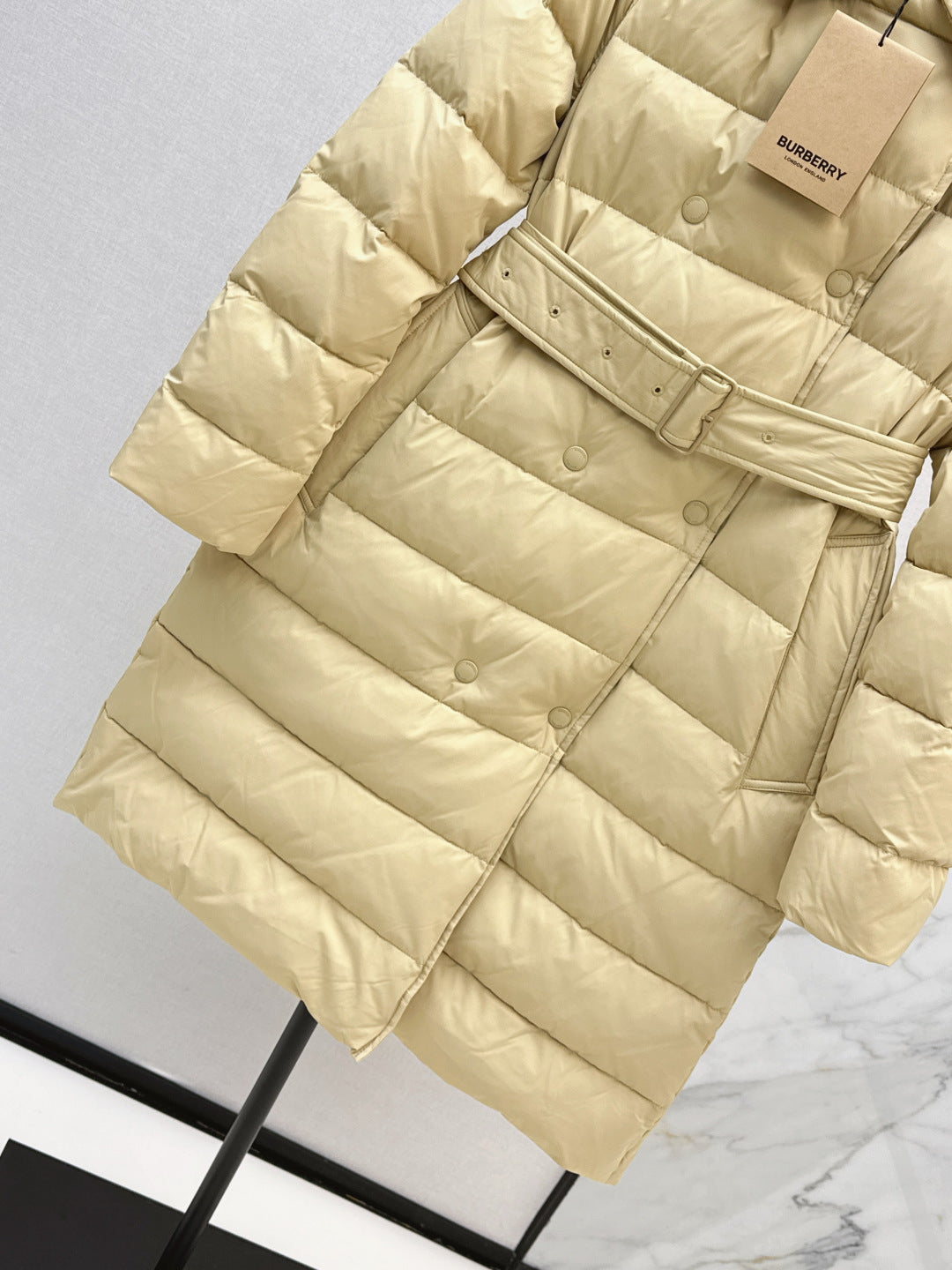 Bur New Double-breasted long down jacket