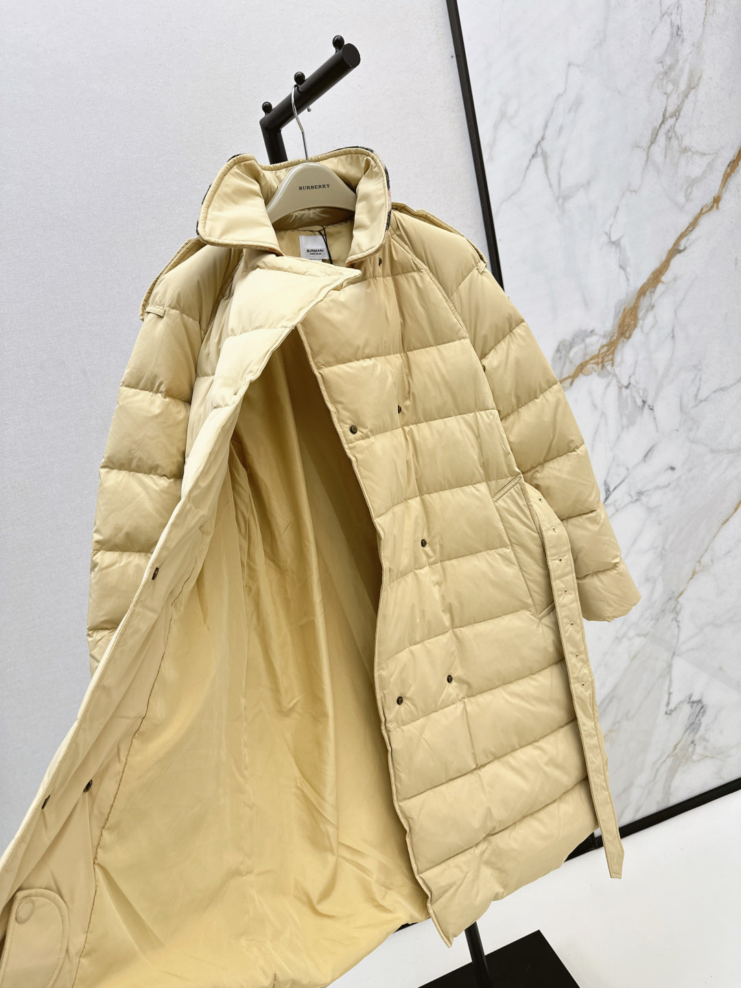 Bur New Double-breasted long down jacket