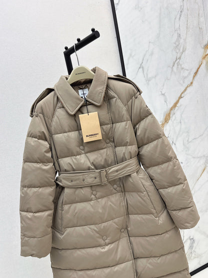 Bur New Double-breasted long down jacket