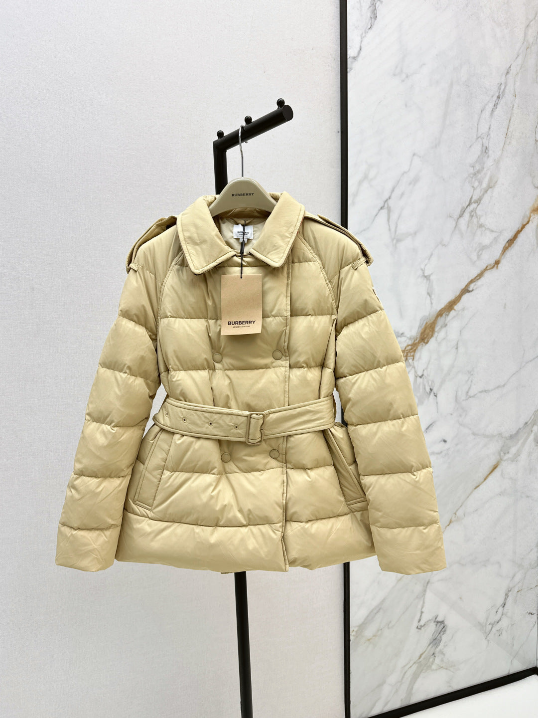 Bur New Double-breasted short down jacket