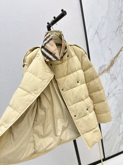 Bur New Double-breasted short down jacket
