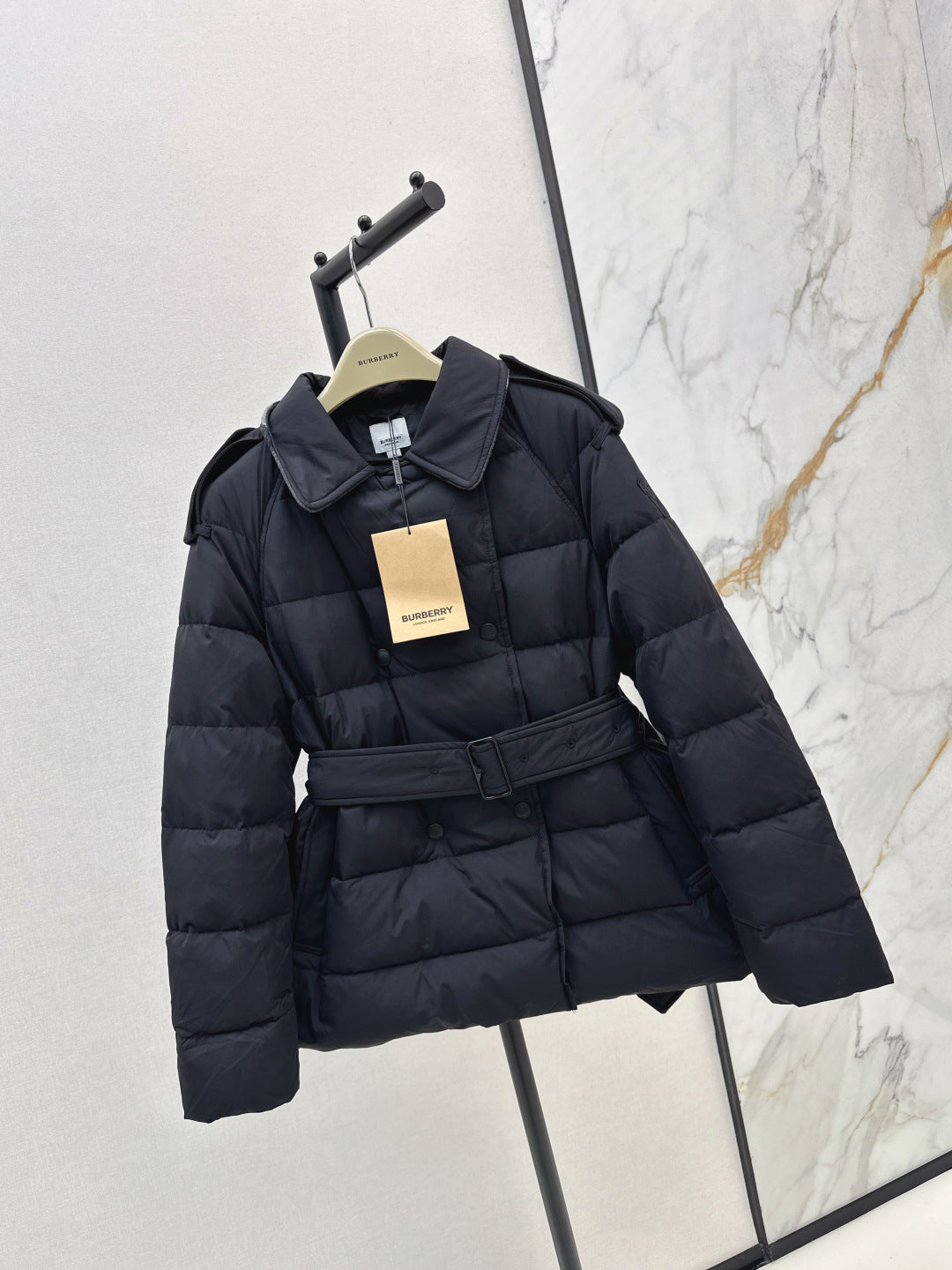 Bur New Double-breasted short down jacket