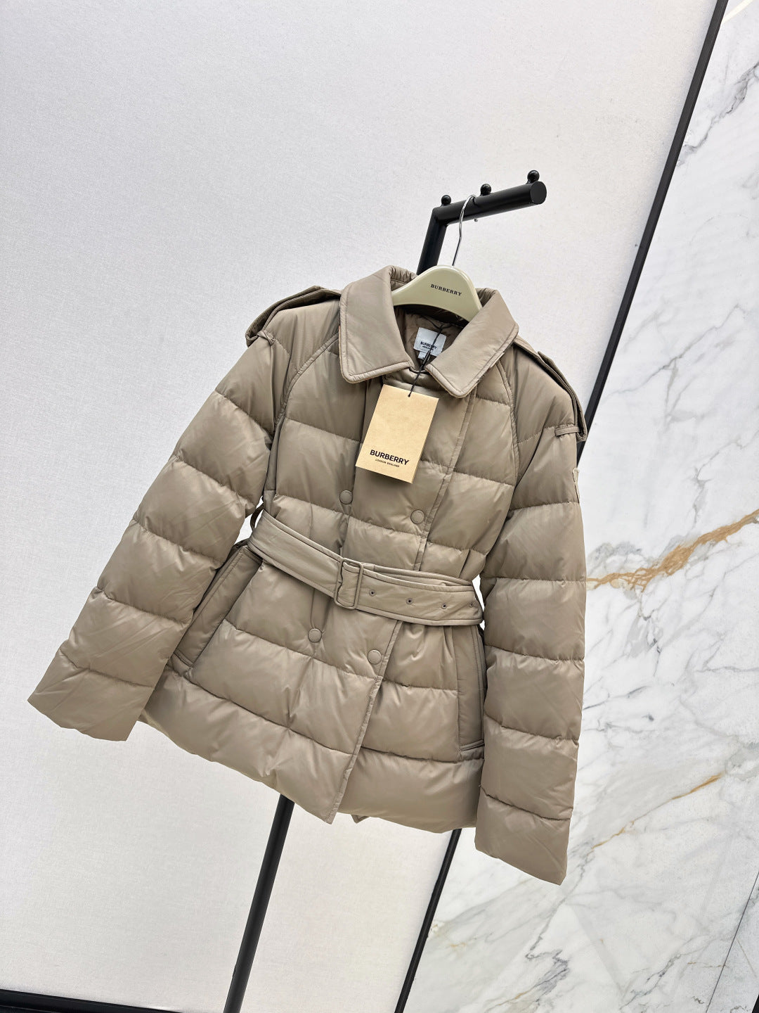 Bur New Double-breasted short down jacket