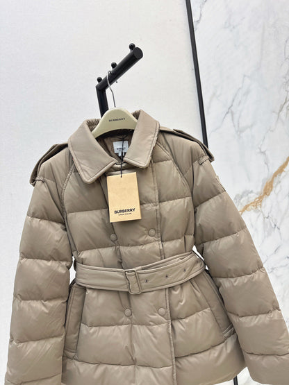 Bur New Double-breasted short down jacket