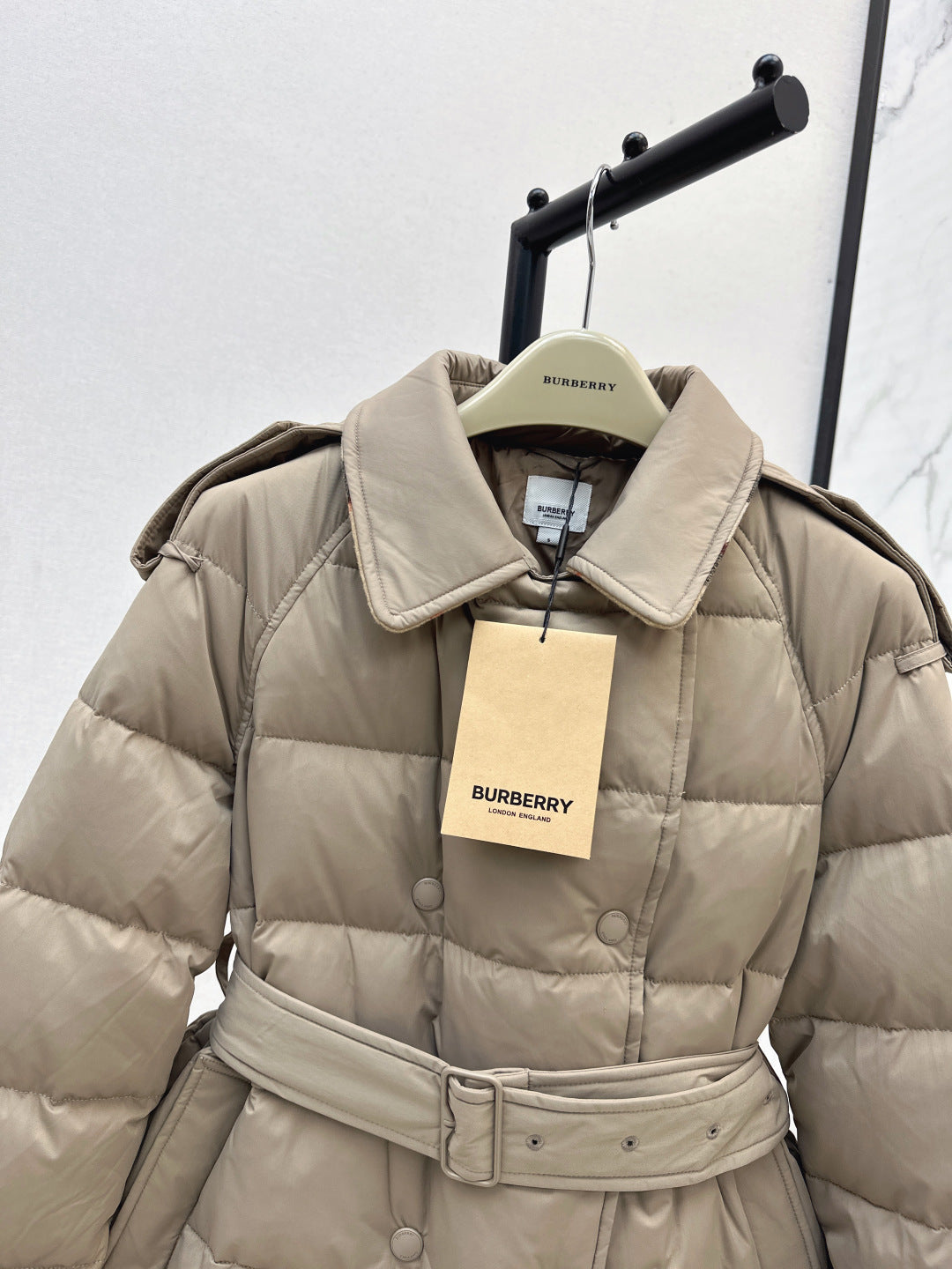 Bur New Double-breasted short down jacket