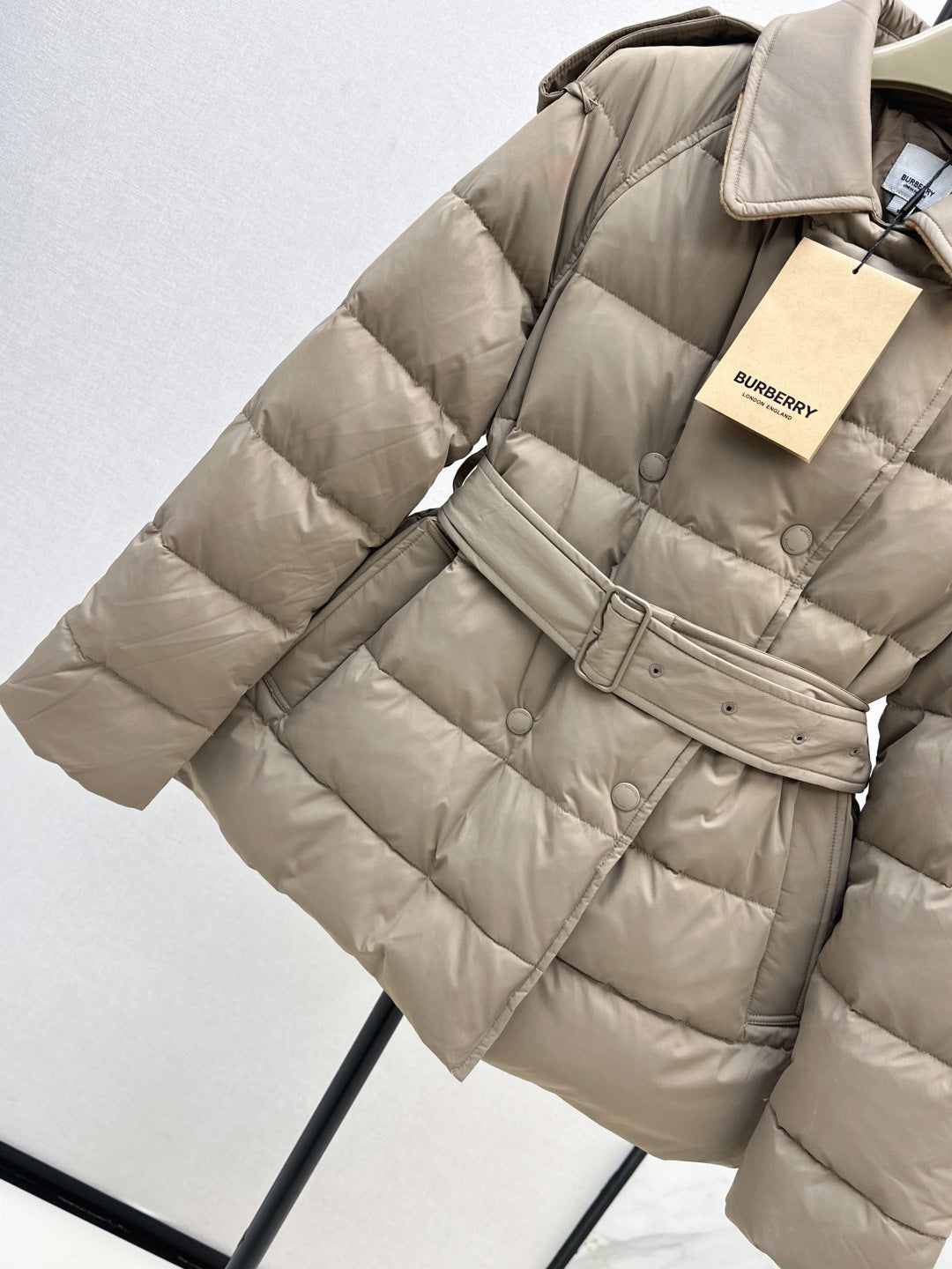 Bur New Double-breasted short down jacket