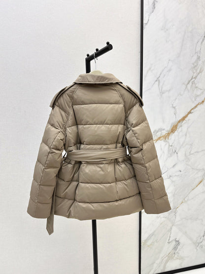 Bur New Double-breasted short down jacket