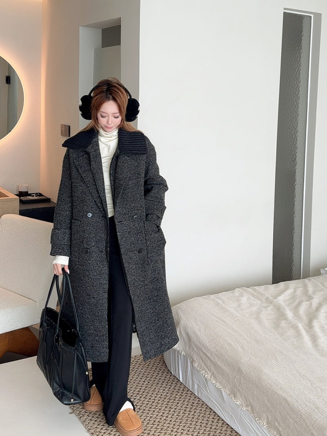 Max New Down vest + coat two-piece set