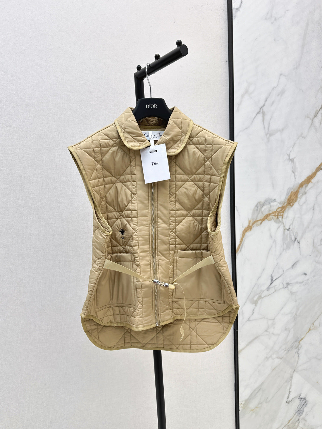 CD New Plaid vest jacket