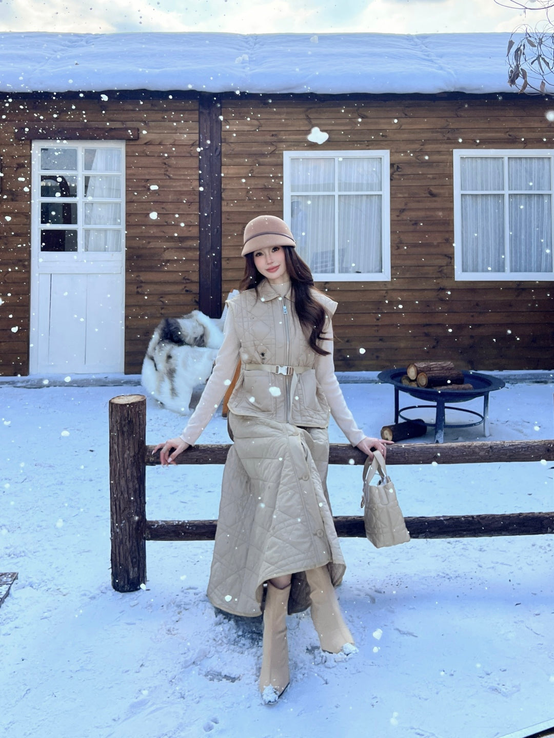 CD New Plaid vest jacket