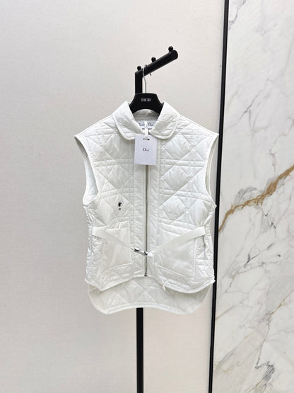 CD New Plaid vest jacket