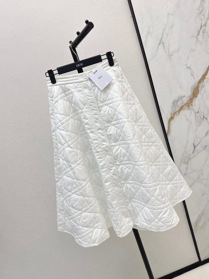 CD New Plaid long skirt