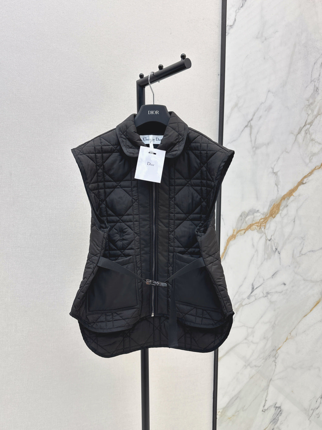 CD New Plaid vest jacket