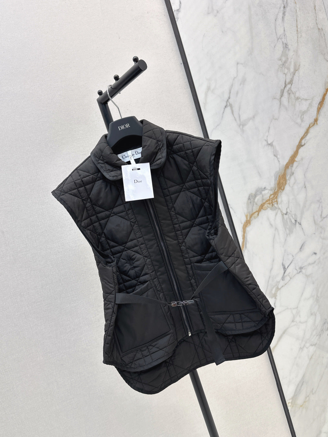 CD New Plaid vest jacket