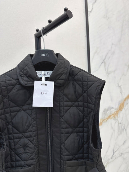 CD New Plaid vest jacket