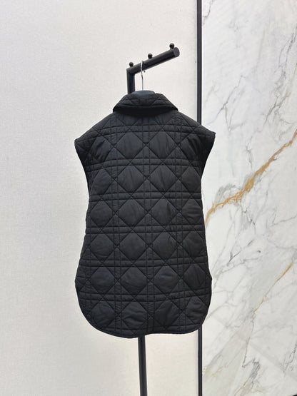 CD New Plaid vest jacket