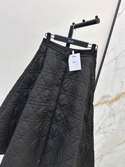 CD New Plaid long skirt