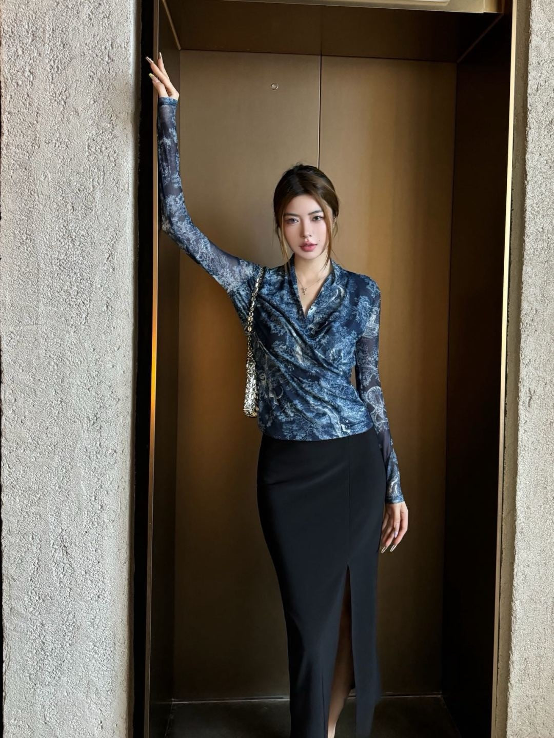 CD New Mesh bottoming shirt