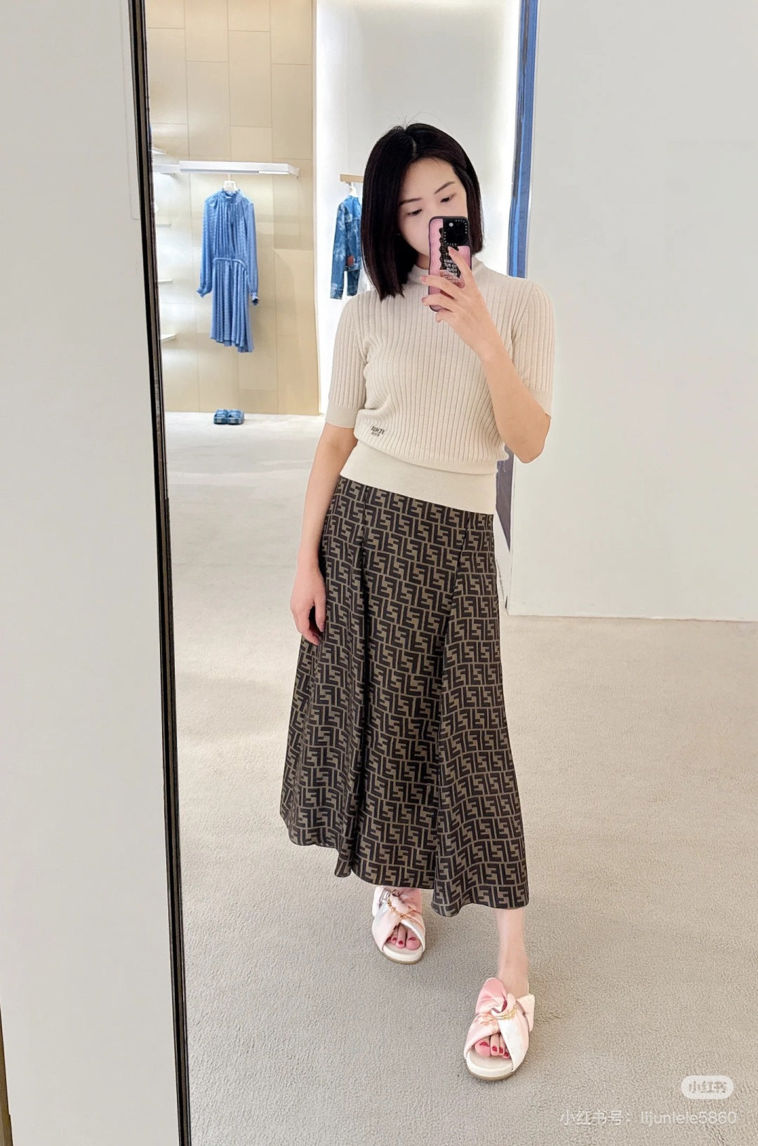 Fend New Short-sleeved sweater