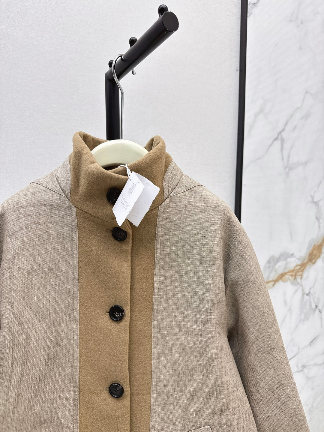 Loro New stand collar coat