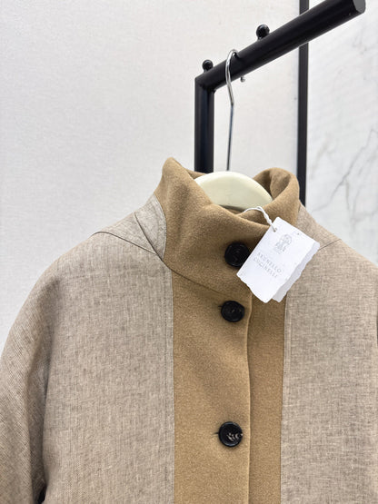 Loro New stand collar coat